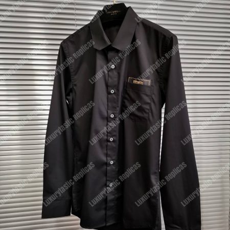 LV Louis Vuitton Staples Edition DNA Shirt Black - Image 3