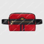 Gucci Ophidia Suede Small Belt Bag Red