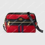 Gucci Ophidia Suede Mini Bag Red