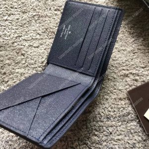 LV Multiple Wallet Epi Leather Noir Initial - Image 4