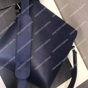 LV Pochette Grigori Cowhide Leather Dark Blue - Image 7