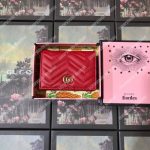 Gucci GG Marmont Card Case Wallet Red