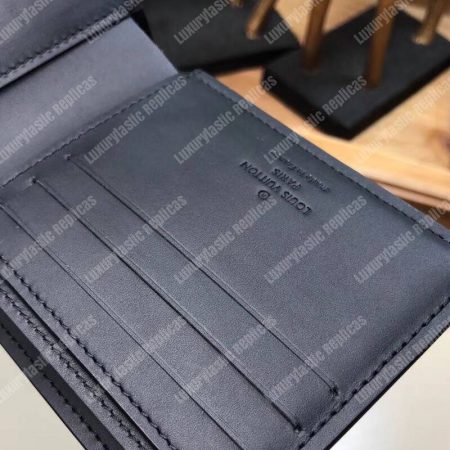 LV Fall-Winter 2018 Multiple Wallet Dark Infinity Leather - Image 7