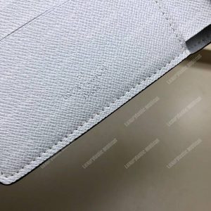 LV Multiple Wallet K45 Taiga Monogram Blanc - Image 9