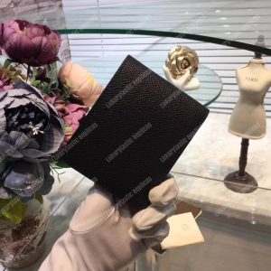 LV Multiple Wallet Taiga Leather Blue Stripe - Image 6