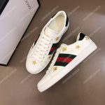 Gucci Ace Embroidered Bee And Stars Sneaker White