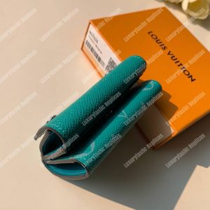 LV Discovery Compact Wallet K45 Taiga Monogram Vert - Image 5