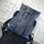 LV Christopher PM Damier Graphite Canvas Bleu