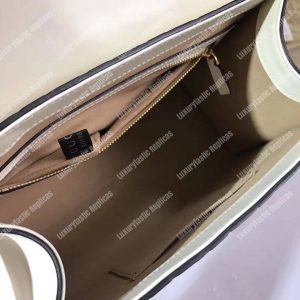 Gucci Padlock Small Signature Top Handle Bag White - Image 4