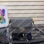 Prada Emblème Saffiano Leather Bag Grey