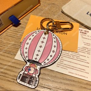 LV Vivienne Xmas Bag Charm And Key Holder Hot Air Balloon - Image 8