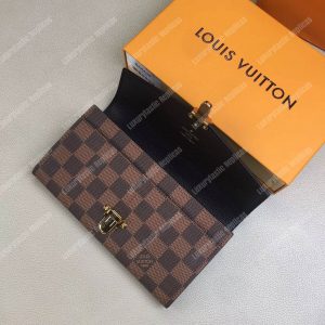 LV Clapton Wallet Damier Ebene Noir - Image 6