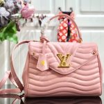 LV New Wave Top Wave Tophandle Handbag Pink