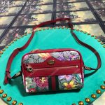 Gucci Ophidia GG Flora Mini Bag Red