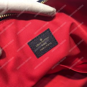 LV Ponthieu PM Monogram Empreinte Leather Marine Rouge - Image 8