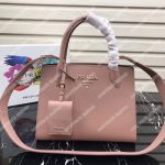 Prada Monochrome Saffiano Leather Bag Magnolia