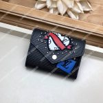 LV Special Edition Victorine Wallet Epi leather in Black