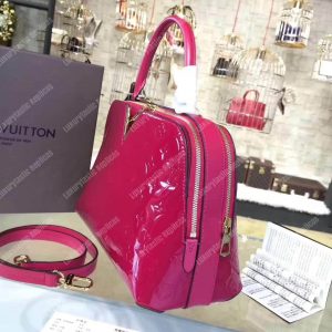 LV Melrose Monogram Vernis Hot Pink - Image 3