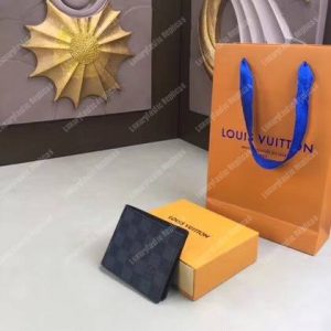 LV Slender ID Wallet Damier Graphite Canvas - Image 3