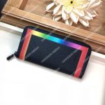 LV Abloh Zippy Vertical Wallet Taiga