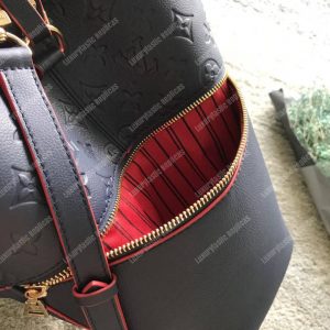 LV Melie Designer Monogram Leather Marine Rouge - Image 5