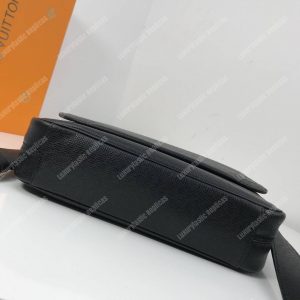 LV Roman PM Taiga Leather Noir - Image 4