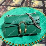 Gucci Dionysus Leather Small Bag Emerald Green