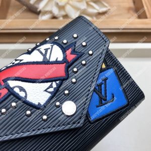 LV Special Edition Victorine Wallet Epi leather in Black - Image 7