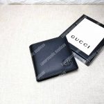 Gucci Leather Bi-Fold Wallet Black