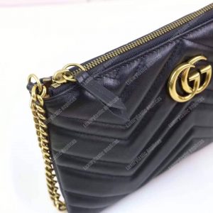 Gucci GG Marmont Mini Chain Bag Black - Image 3