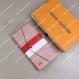 LV Sarah Wallet Epi Leather Rose Ballerine - Image 3