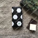 LV Brazza Wallet Epi Leather Hexagon Black