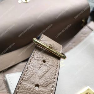 LV Blanche MM Monogram Empreinte Leather Papyrus Creme - Image 5