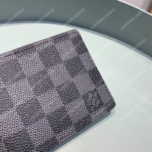 LV Pince Wallet Damier Graphite Canvas Gray - Image 4
