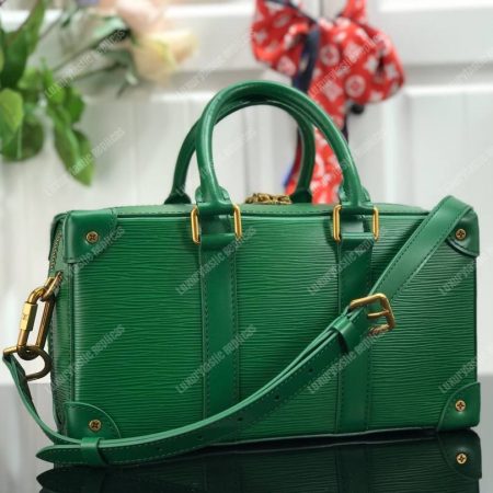 LV Men Runway Box Epi Leather Green - Image 7