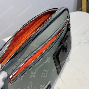 LV Alpha Clutch Spring Summer 2019 Sliver Monogram Satellite - Image 6