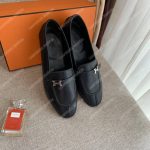 Hermes H Buckle Loafer Black