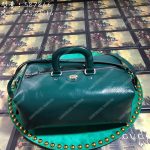 Gucci Soft Leather Backpack Dark Green