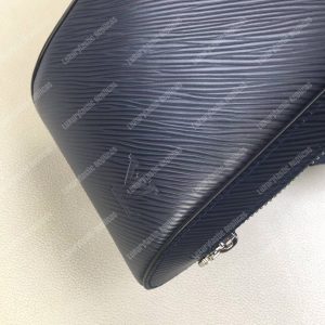 LV Geronimos Messenger Bag Epi Leather Navy Blue - Image 3