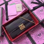 Gucci Padlock Continental Wallet Black