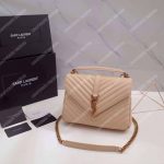 Saint Laurent Classic Medium College Monogram Powder