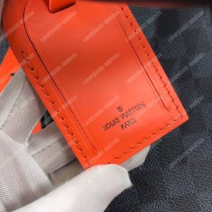 LV Keepall Bandoulière 45 Race Damier Cobalt Canvas - Image 9