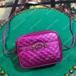 Gucci Mini Laminated Leather Bag Purple