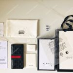 Gucci Signature Web Long Wallet