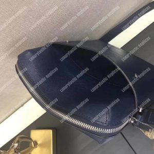 LV Pochette Grigori Cowhide Leather Dark Blue - Image 6