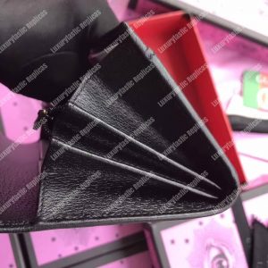 Gucci Leather Continental Wallet Black - Image 5