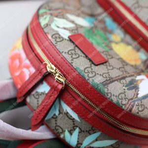 Gucci Tian GG Supreme Backpack Ebony/Beige - Image 5