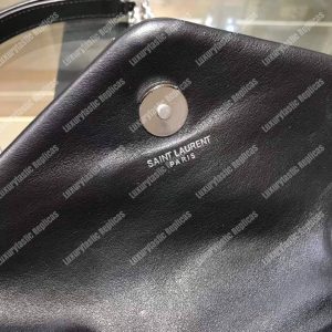 Saint Laurent Loulou Small In “Y” Matelassé Leather Black - Image 5