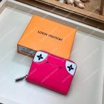 LV Zippy Coin Purse Patent Leather Monogram Berlingot Pink