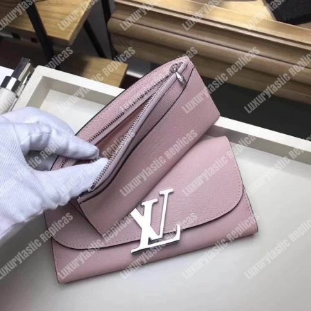 LV Vivienne LV Long Wallet Rose Ballerine - Image 4